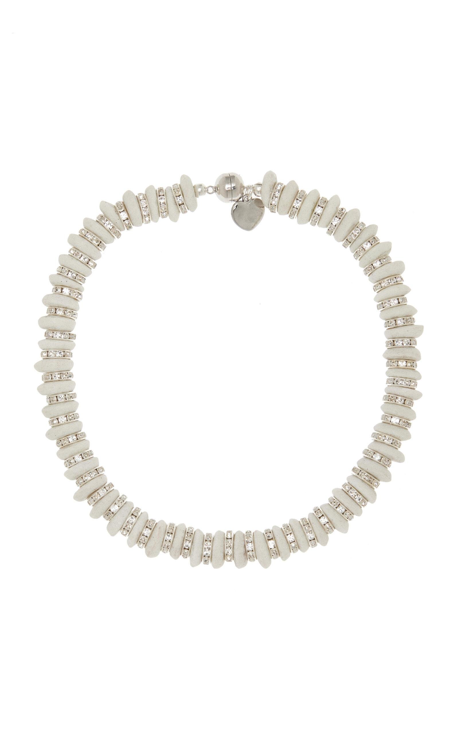 Julietta - Heron Beaded Necklace - White - OS - Moda Operandi - Gifts For Her by JULIETTA