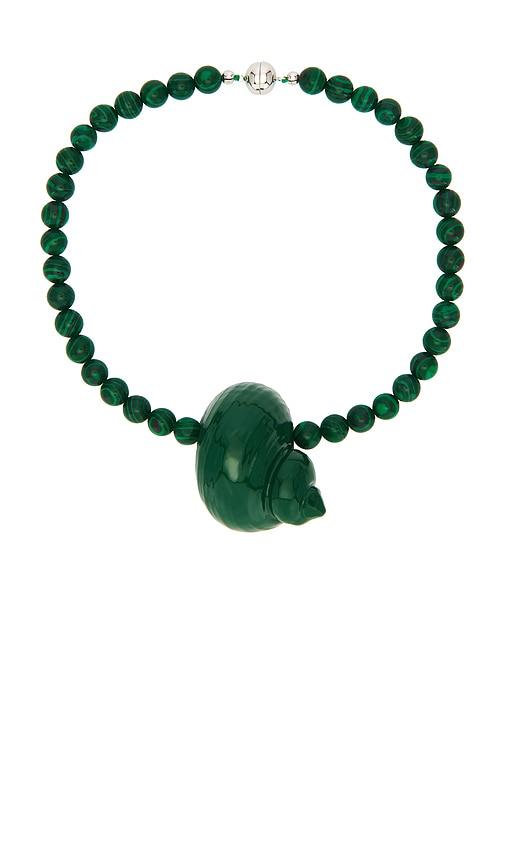 Julietta Mykonos Necklace in Green by JULIETTA