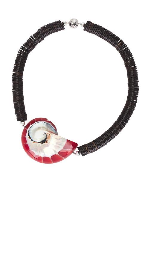 Julietta Odessa Necklace in Brown by JULIETTA