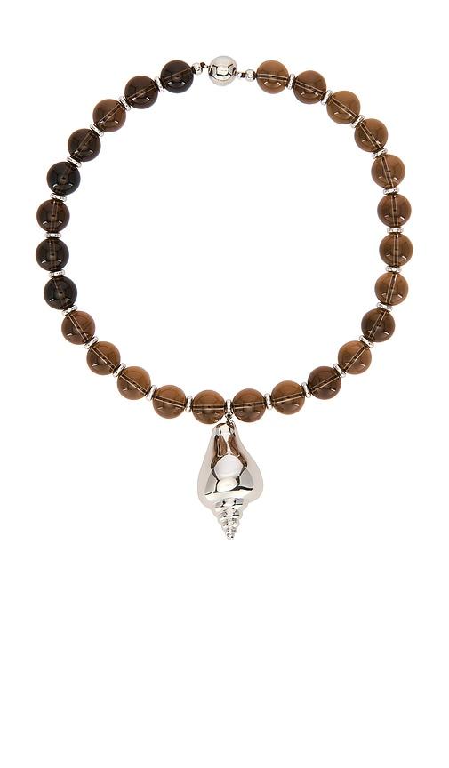 Julietta Pontini Necklace in Cognac by JULIETTA