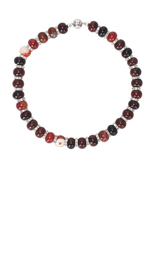Julietta Thea Necklace in Red by JULIETTA