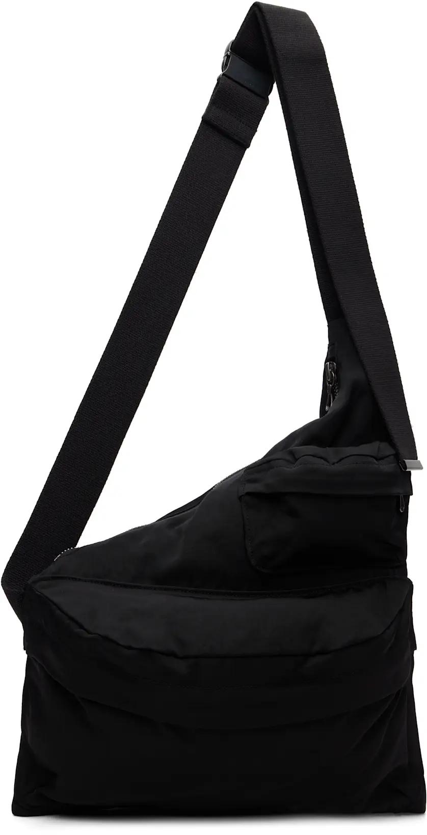 Black 'Tactical Body' Bag by JULIUS