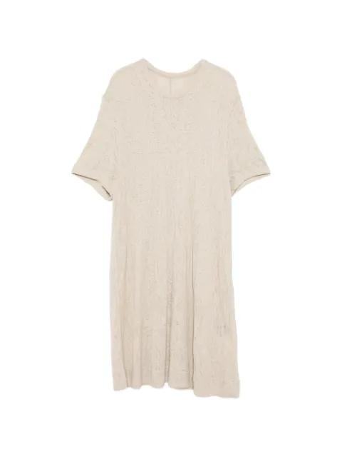 jacquard-weave short-sleeve T-shirt by JULIUS