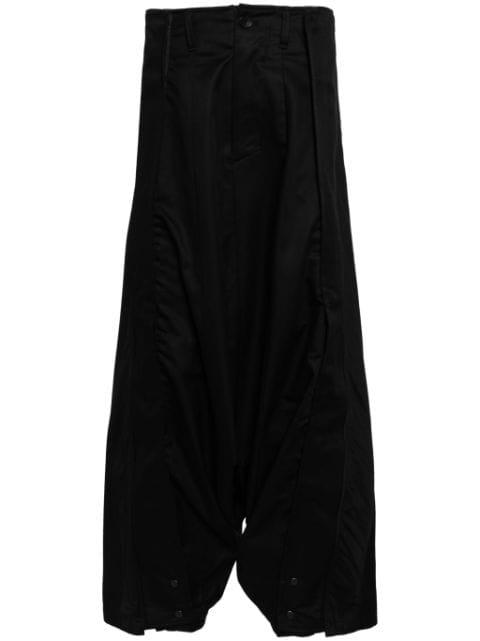loose fir cotton blend trousers by JULIUS