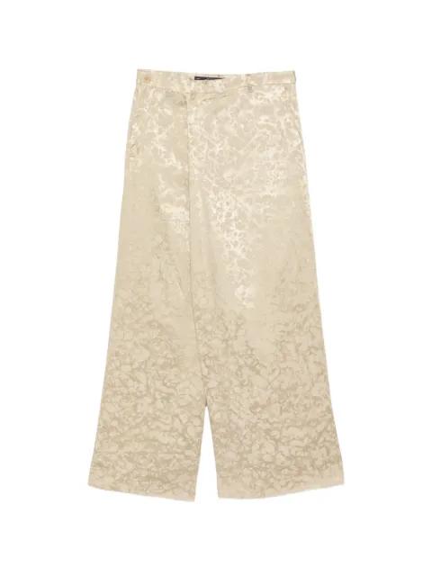 over wrapping trousers by JULIUS