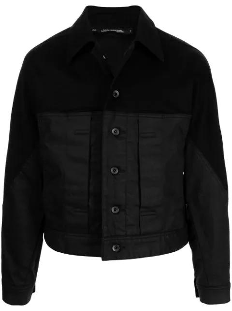 panelled cropped jacket by JULIUS