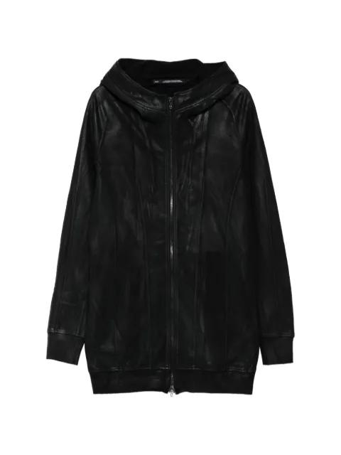 seamed hood jacket by JULIUS