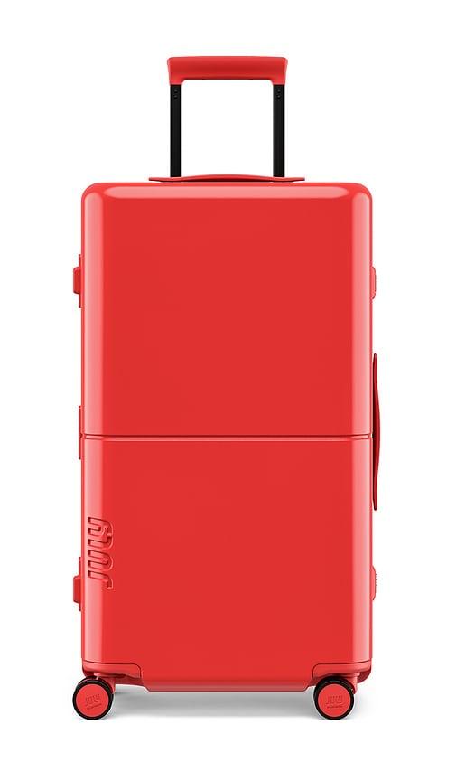 July Checked Trunk in Red by JULY
