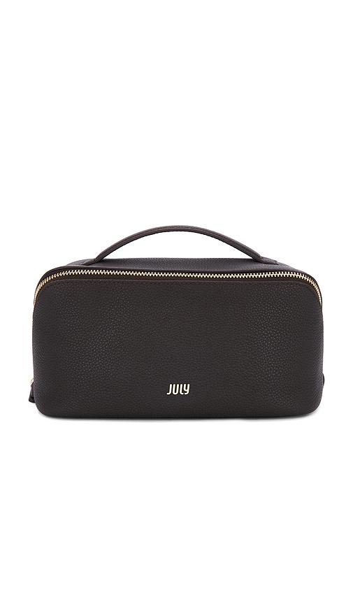 July Eden Beauty Case in Brown by JULY