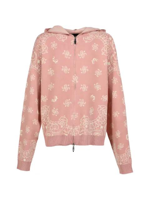 paisley-jacquard hoodie by JUN/NAKAYAMA