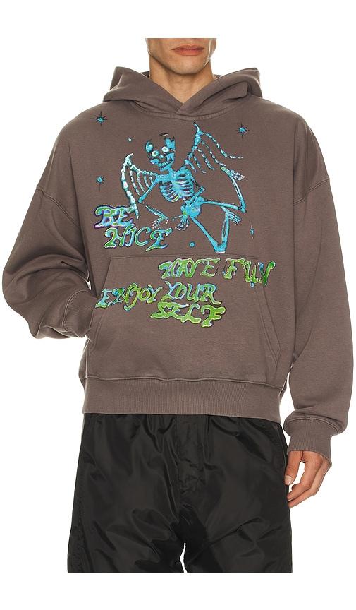 Jungles Enjoy Yourself Hoodie in Grey by JUNGLES JUNGLES