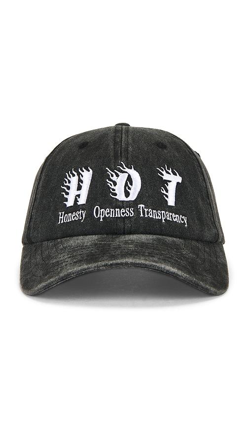 Jungles Hot Distressed Cap in Black by JUNGLES JUNGLES