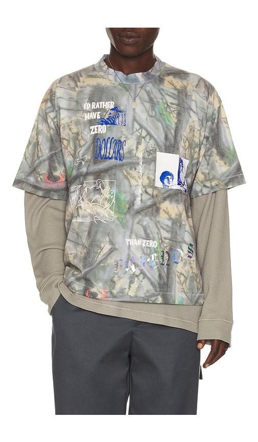Jungles Id Rather Camo Tee in Brown by JUNGLES JUNGLES