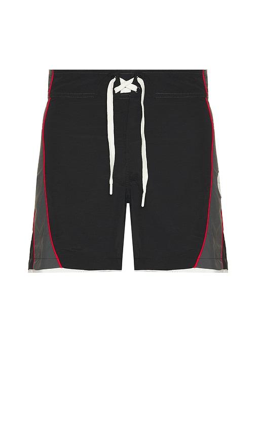 Jungles Y2K Panel Boardshorts in Black by JUNGLES JUNGLES
