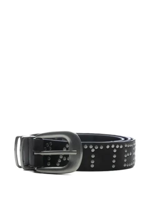 Kindness Matters stud-embellished belt by JUNGLES JUNGLES
