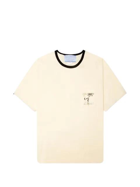 graphic-print pocket T-shirt by JUNGLES JUNGLES