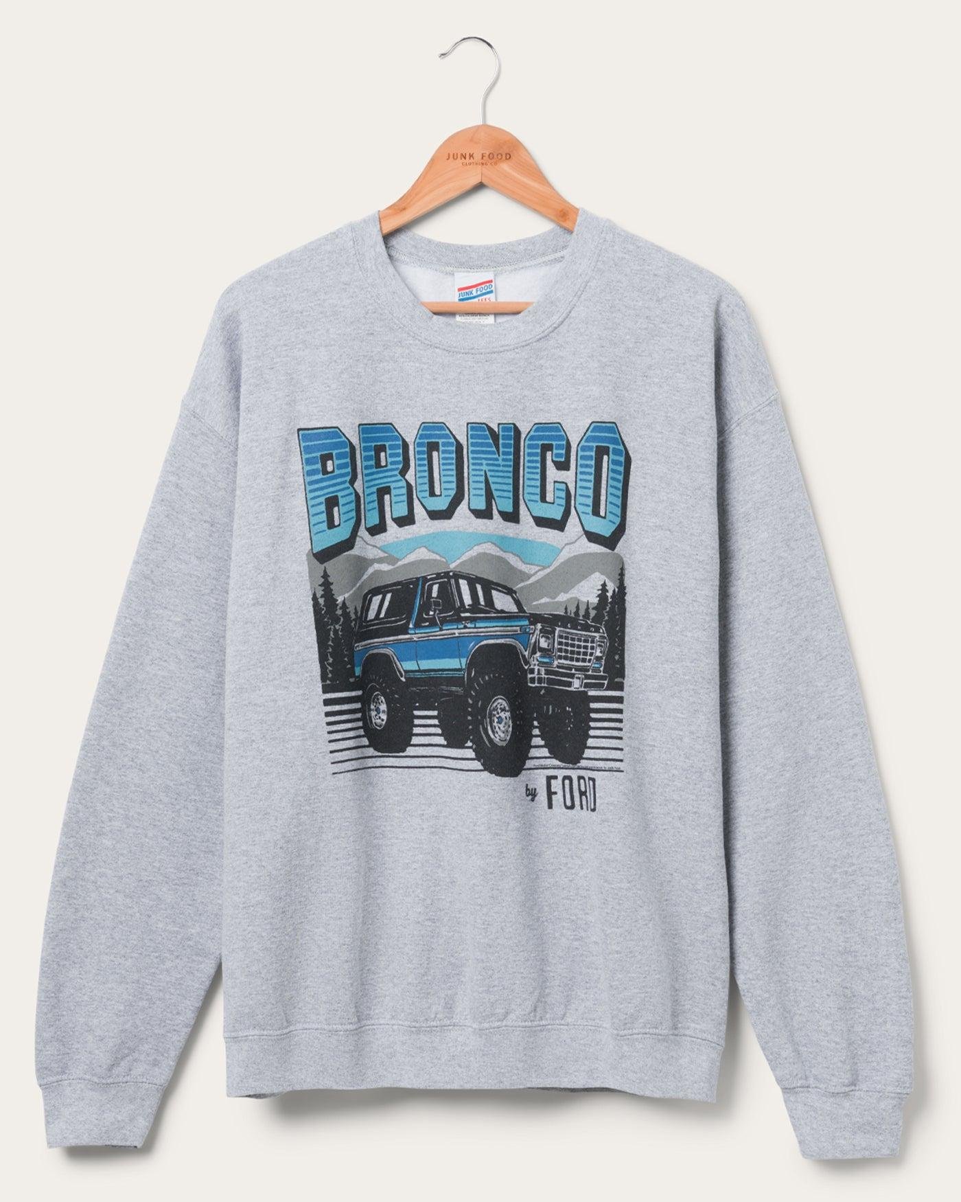 Junk Food Clothing Bronco By Ford Flea Market Fleece Pullover by JUNK FOOD CLOTHING