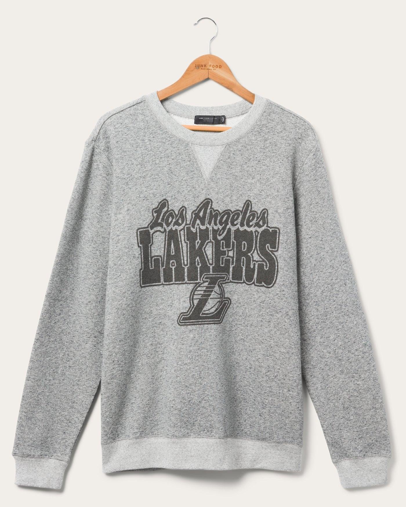 Junk Food Clothing Lakers Formation Fleece Pullover by JUNK FOOD CLOTHING