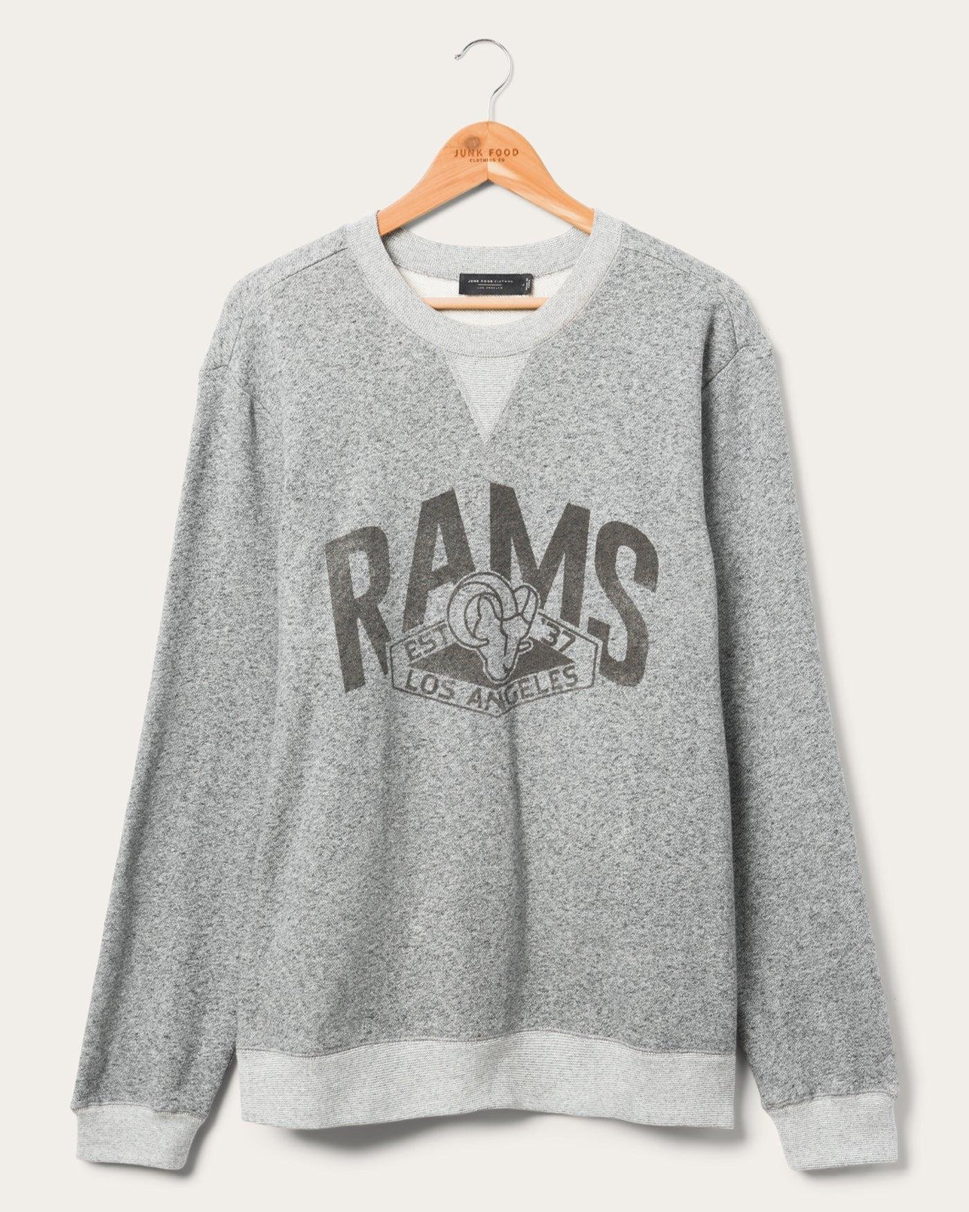 Junk Food Clothing Rams Formation Fleece Pullover by JUNK FOOD CLOTHING