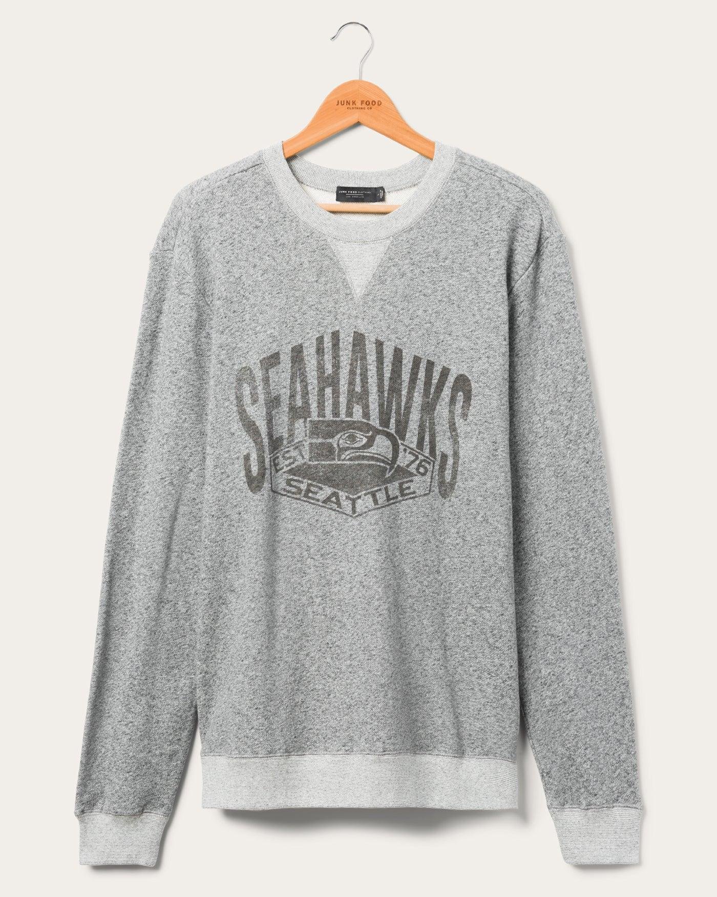 Junk Food Clothing Seahwaks Formation Fleece Pullover by JUNK FOOD CLOTHING