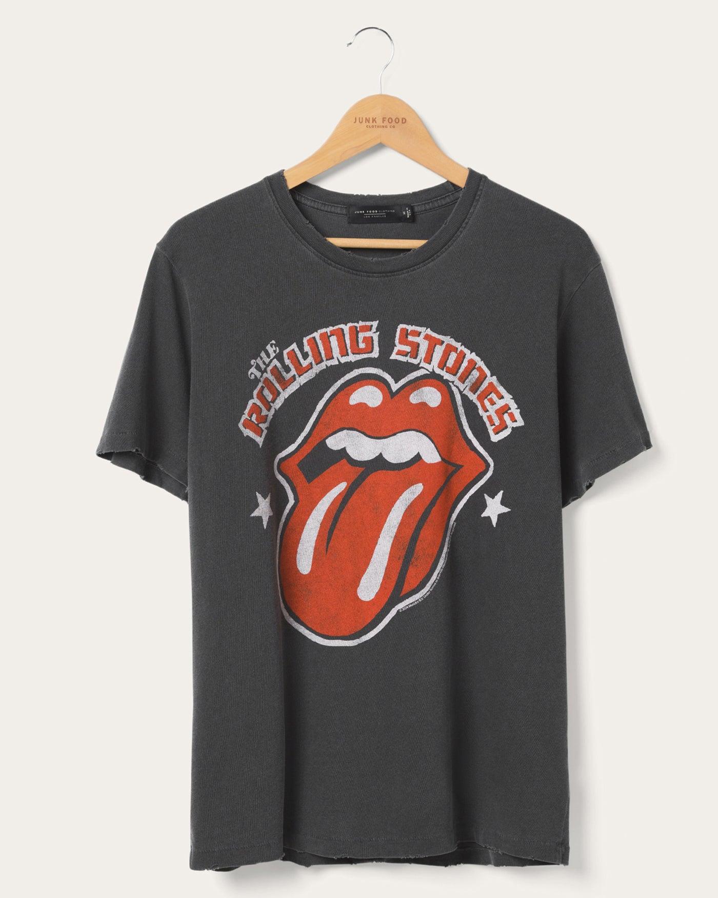 Junk Food Clothing The Rolling Stones Hot Lip Stars Vintage T-Shirt by JUNK FOOD CLOTHING Junk Food Clothing The Rolling Stones Hot Lip Stars Vintage T-Shirt by JUNK FOOD CLOTHING