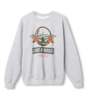 Men's Guns N' Roses 1988 Tour Flea Market Fleece Sweatshirts by JUNK FOOD CLOTHING