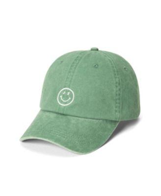 Smiley Embroidered Dad Hat by JUNK FOOD CLOTHING
