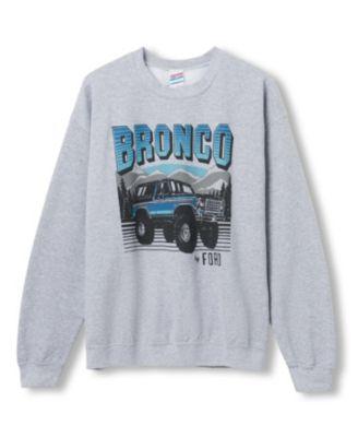 Unisex Bronco By Ford Flea Market Fleece Sweatshirt by JUNK FOOD CLOTHING