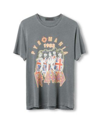 Unisex Def Leppard Pyromania Vintage Tee by JUNK FOOD CLOTHING