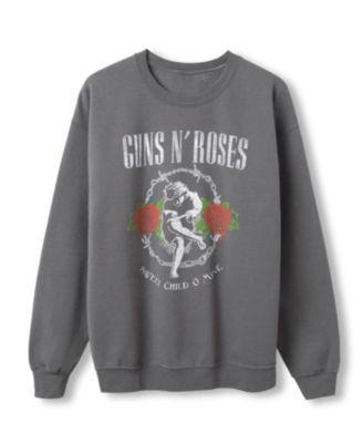 Unisex Guns N' Roses Sweet Child O' Mine Flea Market Fleece Sweatshirts by JUNK FOOD CLOTHING