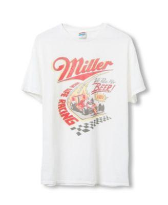 Unisex Miller High Life Racing Beer Flea Market Tee by JUNK FOOD CLOTHING