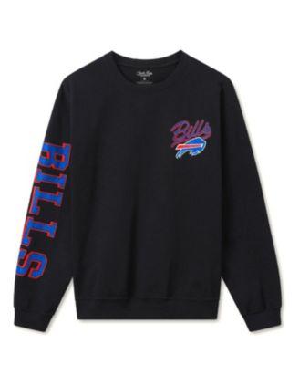Unisex NFL Buffalo Bills Glitter Flea Market Crew Fleece by JUNK FOOD CLOTHING