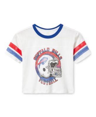 Unisex NFL Buffalo Bills Striped Ringer Tee by JUNK FOOD CLOTHING