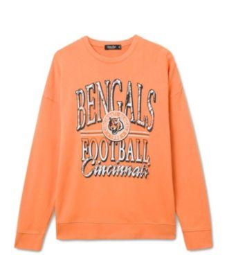 Unisex NFL Cincinnati Bengals Lateral Crew Fleece by JUNK FOOD CLOTHING