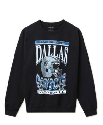 Unisex NFL Dallas Cowboys Helmet Flea Market Crew Fleece by JUNK FOOD CLOTHING