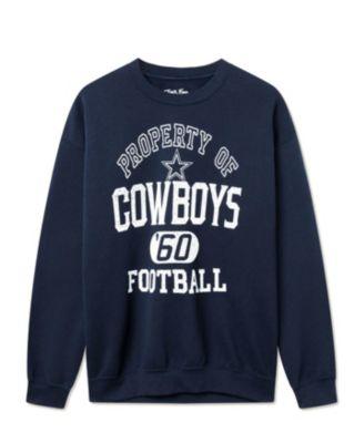 Unisex NFL Dallas Cowboys Property Flea Market Crew Fleece Sweatshirt by JUNK FOOD CLOTHING