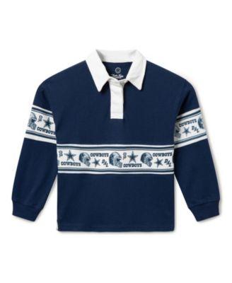 Unisex NFL Dallas Cowboys Rugby Long Sleeve - Little Kid by JUNK FOOD CLOTHING
