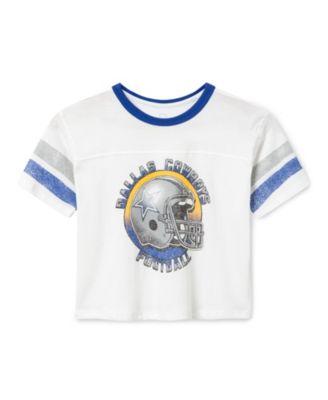 Unisex NFL Dallas Cowboys Striped Ringer Tee by JUNK FOOD CLOTHING