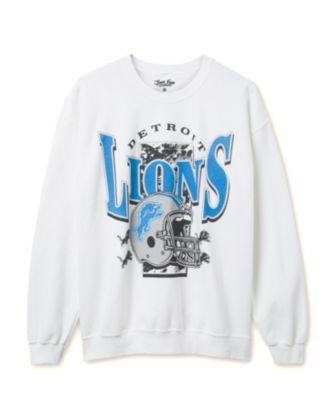 Unisex NFL Detroit Lions Conversion Flea Market Crew Fleece by JUNK FOOD CLOTHING