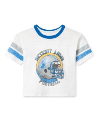 Unisex NFL Detroit Lions Striped Ringer Tee by JUNK FOOD CLOTHING