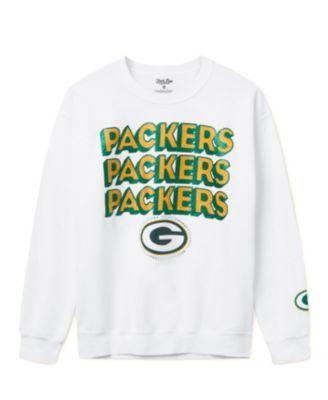 Unisex NFL Green Bay Packers Repeat Bling Flea Market Crew Fleece by JUNK FOOD CLOTHING