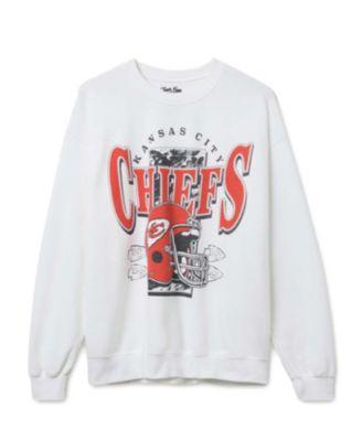 Unisex NFL Kansas City Chiefs Conversion Flea Market Crew Fleece by JUNK FOOD CLOTHING