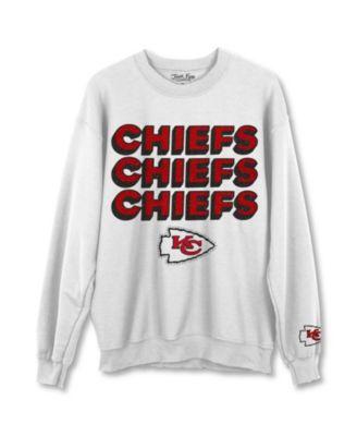 Unisex NFL Kansas City Chiefs Repeat Bling Flea Market Crew Fleece by JUNK FOOD CLOTHING