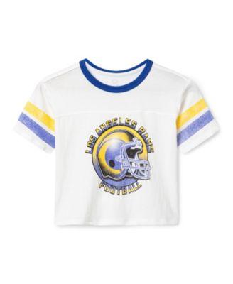Unisex NFL Los Angeles Rams Striped Ringer Tee by JUNK FOOD CLOTHING
