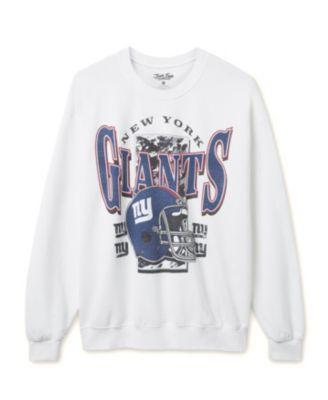 Unisex NFL New York Giants Conversion Flea Market Crew Fleece by JUNK FOOD CLOTHING