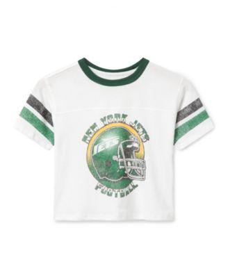 Unisex NFL New York Jets Striped Ringer Tee by JUNK FOOD CLOTHING