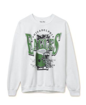 Unisex NFL Philadelphia Eagles Conversion Flea Market Crew Fleece by JUNK FOOD CLOTHING