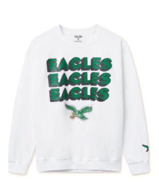Unisex NFL Philadelphia Eagles Repeat Bling Flea Market Crew Fleece by JUNK FOOD CLOTHING
