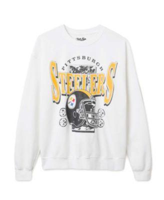 Unisex NFL Pittsburgh Steelers Conversion Flea Market Crew Fleece by JUNK FOOD CLOTHING
