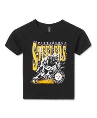 Unisex NFL Pittsburgh Steelers Rushing Tee - Little Kid by JUNK FOOD CLOTHING
